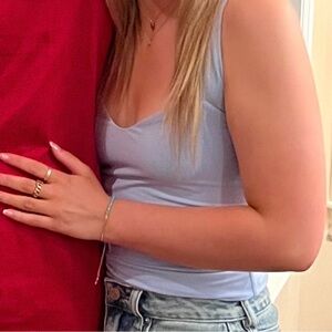 Chaser Tan Cream Tank Top Soft Cotton Style